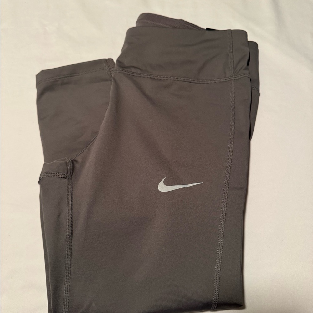 Nike Running Charcoal Gray Active Leggings